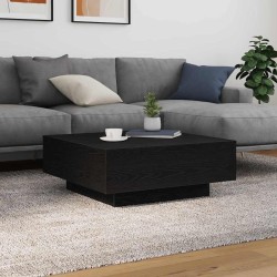 Table basse Chêne noir 80 x 80 x 31 cm Bois d'ingénierie 581766581766
