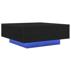 Table basse Chêne noir 80 x 80 x 31 cm Bois d'ingénierie 581766581766
