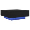 Table basse Chêne noir 80 x 80 x 31 cm Bois d'ingénierie 581766581766