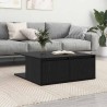 Table basse Chêne noir 80 x 80 x 31 cm Bois d'ingénierie 581767581767