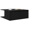 Table basse Chêne noir 80 x 80 x 31 cm Bois d'ingénierie 581767581767