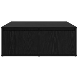 Table basse Chêne noir 80 x 80 x 31 cm Bois d'ingénierie 581767581767