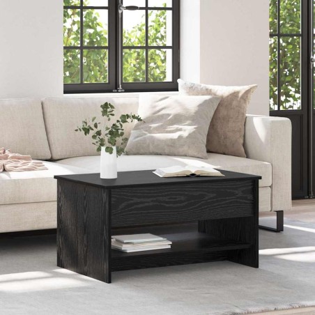 Table basse Chêne noir 80 x 50,5 x 41,5 cm Bois d'ingénierie 581769581769