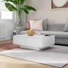 Table basse Blanc 90x60x31 cm Aggloméré 581770581770