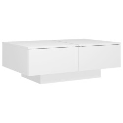 Table basse Blanc 90x60x31 cm Aggloméré 581770581770