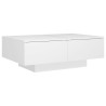 Table basse Blanc 90x60x31 cm Aggloméré 581770581770