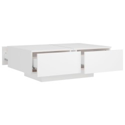 Table basse Blanc 90x60x31 cm Aggloméré 581770581770