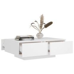 Table basse Blanc 90x60x31 cm Aggloméré 581770581770