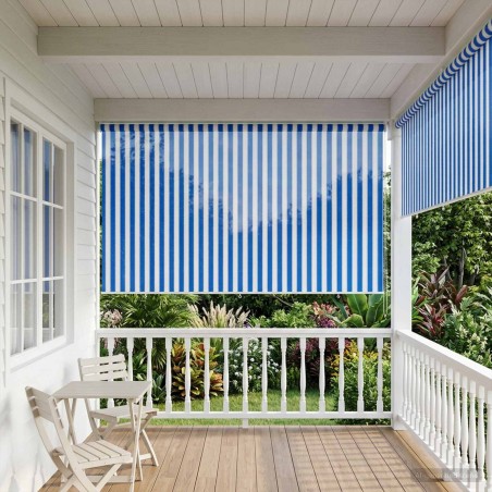 Store enrouleur extérieur à 90% de blocage UV 300 x 140 cm HDPE 581772581772