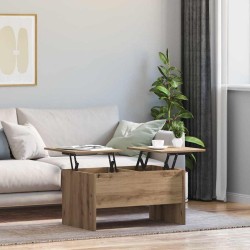 Table basse Chêne artisanal 102 x 50,5 x 46,5 cm 581773581773