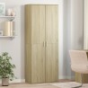 Buffet haut chêne sonoma 70x35x180 cm bois d'ingénierie 581774581774