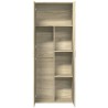 Buffet haut chêne sonoma 70x35x180 cm bois d'ingénierie 581774581774