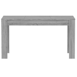 Table à dîner Sonoma gris 140x74,5x76 cm Bois d'ingénierie 581775581775