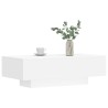 Table basse blanc 100x49,5x31 cm bois d'ingénierie 581776581776
