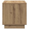 Table basse chêne artisanal 40x40x43 cm bois d'ingénierie 581779581779
