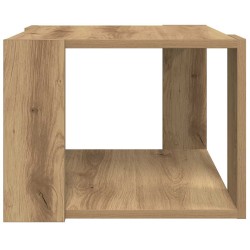 Table basse chêne artisanal 40x40x30 cm bois d'ingénierie 581780581780