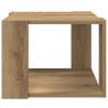Table basse chêne artisanal 40x40x30 cm bois d'ingénierie 581780581780