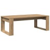 Table basse chêne artisanal 102x50x35 cm bois d'ingénierie 581784581784