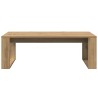 Table basse chêne artisanal 102x50x35 cm bois d'ingénierie 581784581784