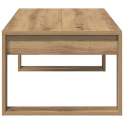 Table basse chêne artisanal 102x50x35 cm bois d'ingénierie 581784581784