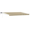 Store rétractable manuel avec LEDs Vert, Jaune, Blanc 4,5 × 3 m 581785581785