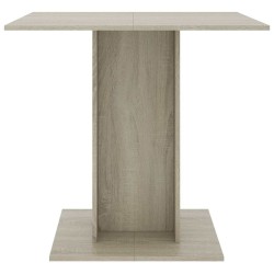 Table à dîner Chêne sonoma 80x80x75 cm Bois d'ingénierie 581787581787