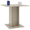 Table à dîner Chêne sonoma 80x80x75 cm Bois d'ingénierie 581787581787