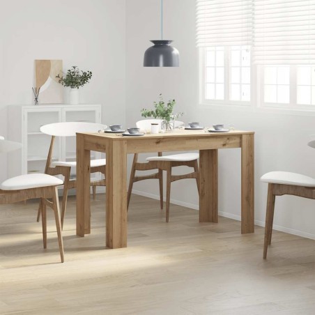Table à manger chêne artisanal 120x60x76 cm bois d'ingénierie 581788581788