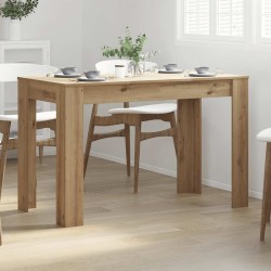 Table à manger chêne artisanal 120x60x76 cm bois d'ingénierie 581788581788