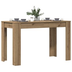 Table à manger chêne artisanal 120x60x76 cm bois d'ingénierie 581788581788