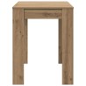 Table à manger chêne artisanal 120x60x76 cm bois d'ingénierie 581788581788