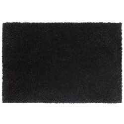 Tapis de porte 2 pcs noir 40x60 cm fibre de coco touffeté 581795581795