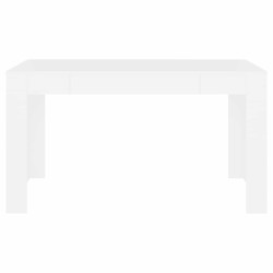 Table à manger Blanc 140x74,5x76 cm Bois d'ingénierie 581797581797