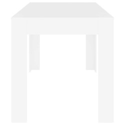 Table à manger Blanc 140x74,5x76 cm Bois d'ingénierie 581797581797