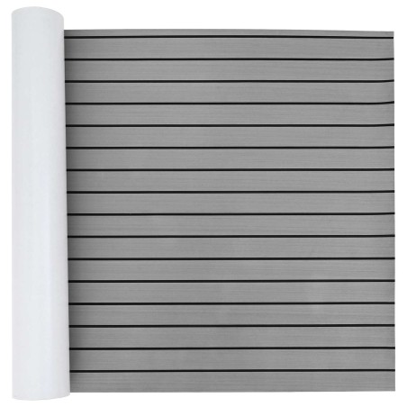 Tapis de bateau Rayé Gris clair et noir 240 x 90 cm EVA 581798581798