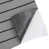 Tapis de bateau Rayé Gris clair et noir 240 x 90 cm EVA 581798581798
