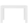 Table à manger Blanc 120x60x76 cm Bois d'ingénierie 581799581799