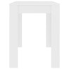 Table à manger Blanc 120x60x76 cm Bois d'ingénierie 581799581799