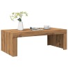 Table basse chêne artisanal 102x50x35 cm bois d'ingénierie 581802581802