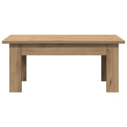 Table basse chêne artisanal 100x60x42 cm bois d'ingénierie 581803581803