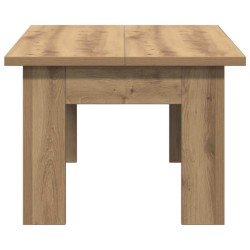 Table basse chêne artisanal 100x60x42 cm bois d'ingénierie 581803581803