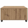 Table basse Chêne artisanal 75 x 75 x 38 cm Bois d'ingénierie 581805581805