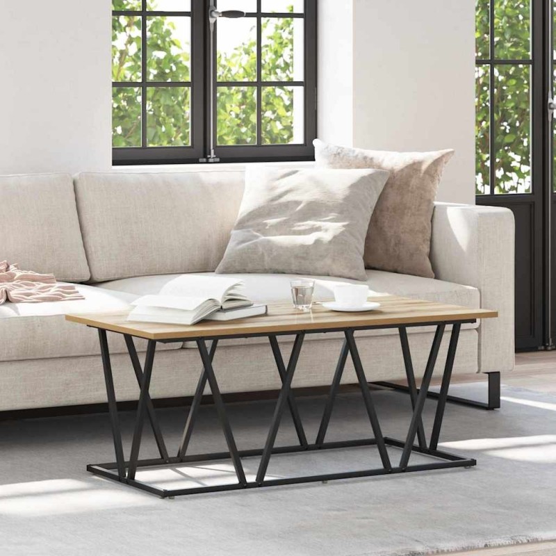 Table basse Chêne artisanal 100 x 50 x 40 cm 581808581808