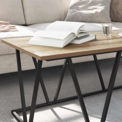 Table basse Chêne artisanal 100 x 50 x 40 cm 581808581808