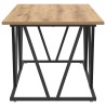 Table basse Chêne artisanal 100 x 50 x 40 cm 581808581808