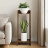 Support de Plante Chêne Fumé 30 x 30 x 80 cm Bois d’ingénierie 581813581813