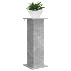 Support de Plante Gris béton 30,5 x 30 x 80,5 cm 581815581815