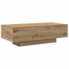 Table basse chêne artisanal 100x49,5x31 cm bois d'ingénierie 581820581820