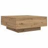Table basse Chêne artisanal 80 x 80 x 31 cm Bois d'ingénierie 581821581821