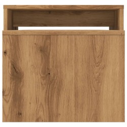 Table basse chêne artisanal 100x48x40 cm bois d'ingénierie 581822581822